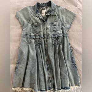 Free People denim dress
